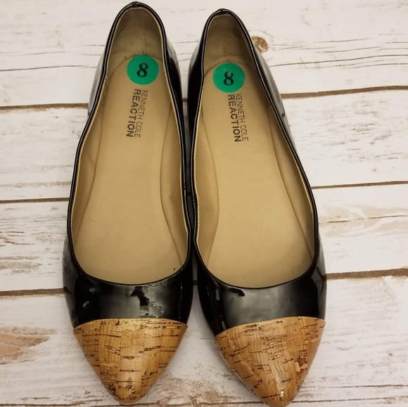 Kenneth Cole Shoes - ⬇️⬇️$35 Kenneth Cole React Flats Cork Toes Size 8